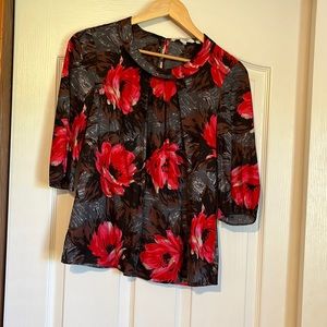 EUC Boden silk blend blouse
